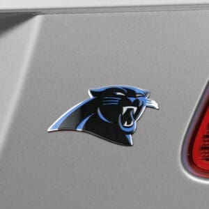 Carolina Panthers Heavy Duty Aluminum Embossed Color Emblem
