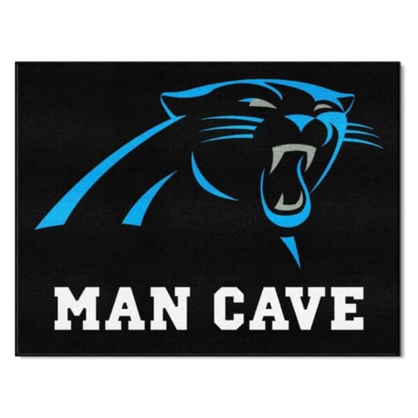 Carolina Panthers Man Cave All Star Rug 34 in. x 42.5 in 1 scaled