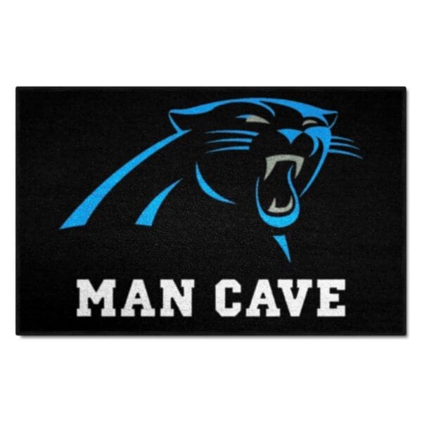 Carolina Panthers Man Cave Starter Mat Accent Rug 19in. x 30in 1 scaled
