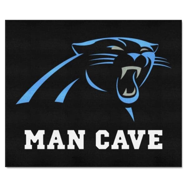 Carolina Panthers Man Cave Tailgater Rug 5ft. x 6ft 1 scaled