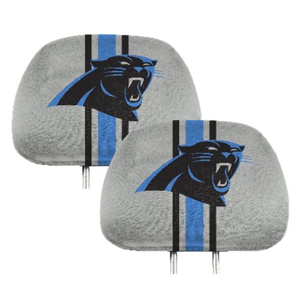 Carolina Panthers Printed Head Rest Cover Set 2 Pieces 1 scaled