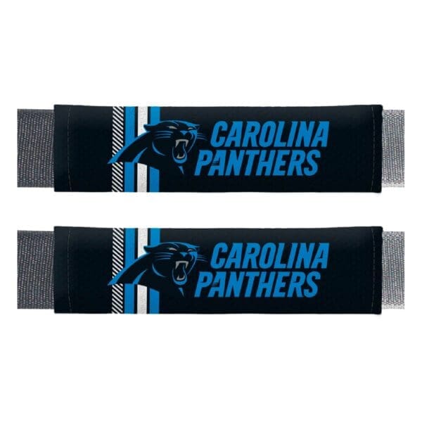 Carolina Panthers Team Color Rally Seatbelt Pad 2 Pieces 1 scaled