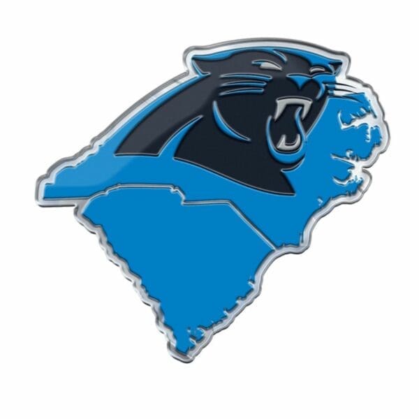 Carolina Panthers Team State Aluminum Embossed Emblem 1