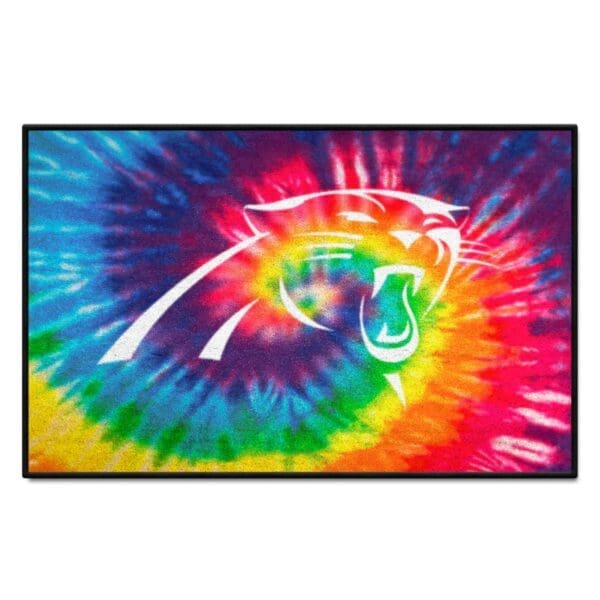 Carolina Panthers Tie Dye Starter Mat Accent Rug 19in. x 30in 1 scaled