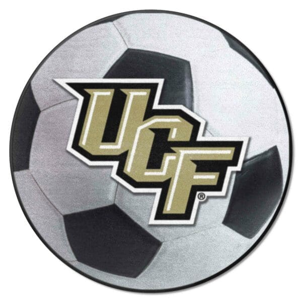Central Florida Knights Soccer Ball Rug 27in. Diameter 1 scaled