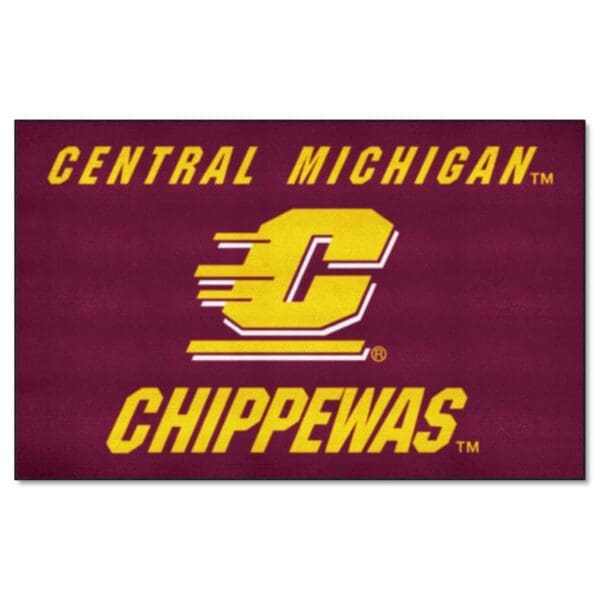Central Michigan Chippewas Ulti Mat Rug 5ft. x 8ft 1 scaled