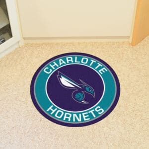 Charlotte Hornets Roundel Rug - 27in. Diameter-18829
