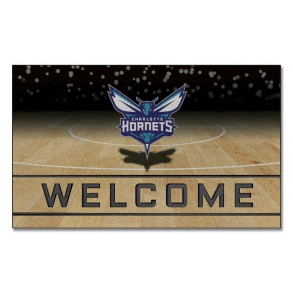 Charlotte Hornets Rubber Door Mat 18in. x 30in. 21943 1 scaled