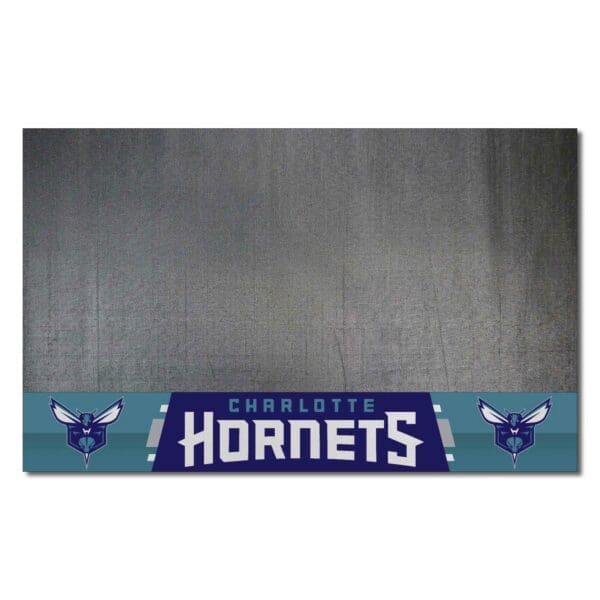 Charlotte Hornets Vinyl Grill Mat 26in. x 42in. 14198 1 scaled