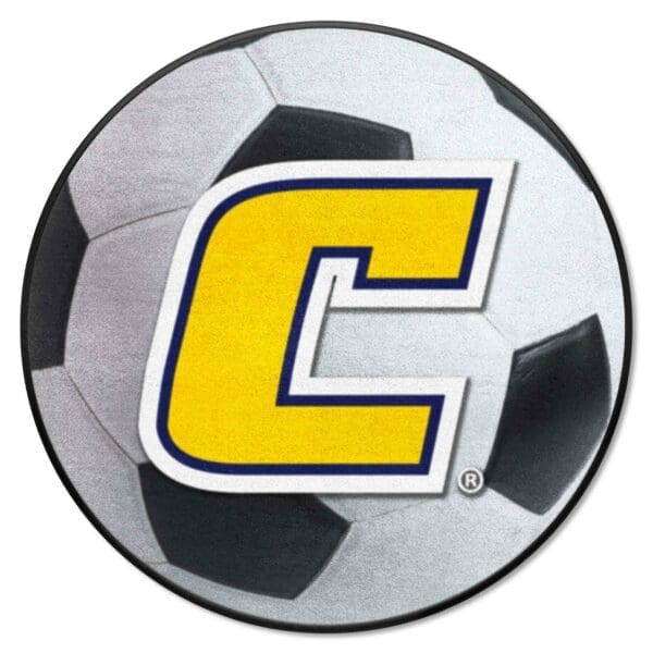 Chattanooga Mocs Soccer Ball Rug 27in. Diameter 1 scaled