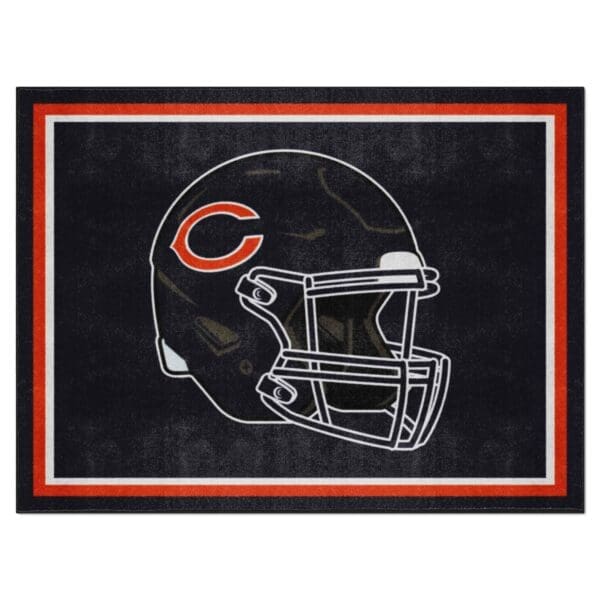 Chicago Bears 8ft. x 10 ft. Plush Area Rug 1 3 scaled