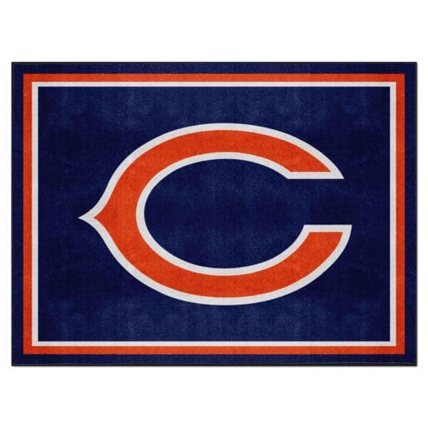 Chicago Bears 8ft. x 10 ft. Plush Area Rug 1 scaled