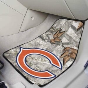 Chicago Bears Camo Front Carpet Car Mat Set - 2 Pieces