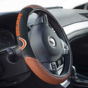 Chicago Bears Football Grip Steering Wheel Cover 15" Diameter