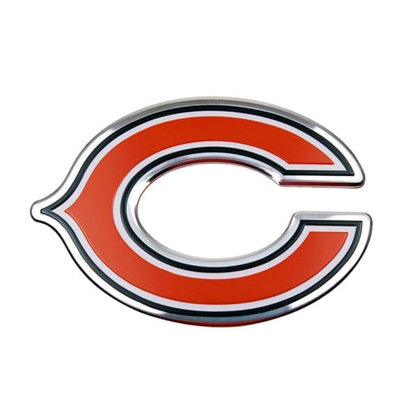 Chicago Bears Heavy Duty Aluminum Embossed Color Emblem 1