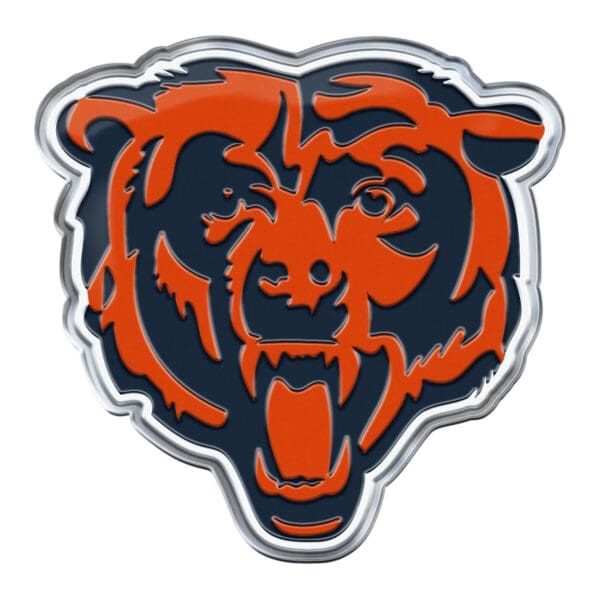 Chicago Bears Heavy Duty Aluminum Embossed Color Emblem Alternate 1