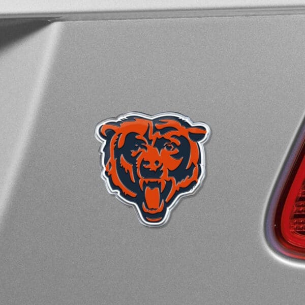 Chicago Bears Heavy Duty Aluminum Embossed Color Emblem - Alternate