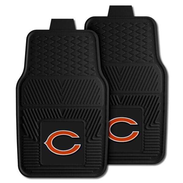 Chicago Bears Heavy Duty Car Mat Set 2 Pieces 1 scaled