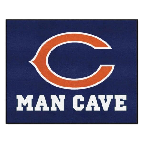 Chicago Bears Man Cave All Star Rug 34 in. x 42.5 in 1 scaled