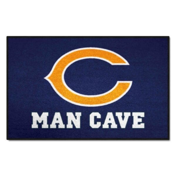 Chicago Bears Man Cave Starter Mat Accent Rug 19in. x 30in 1 scaled
