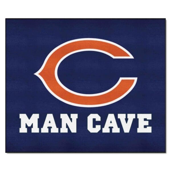 Chicago Bears Man Cave Tailgater Rug 5ft. x 6ft 1 scaled