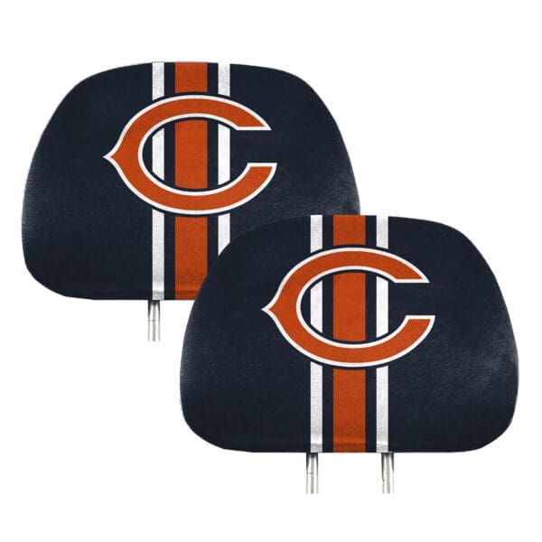 Chicago Bears Printed Head Rest Cover Set 2 Pieces 1 scaled