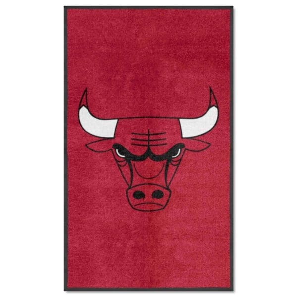 Chicago Bulls 3X5 High Traffic Mat with Durable Rubber Backing Portrait Orientation 9904 1 scaled