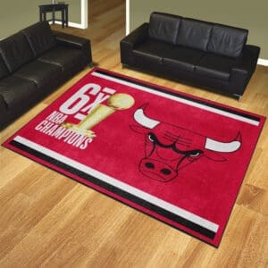 Chicago Bulls Dynasty 8ft. x 10ft. Plush Area Rug-35086