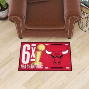Chicago Bulls Dynasty Starter Mat Accent Rug - 19in. x 30in.-35087