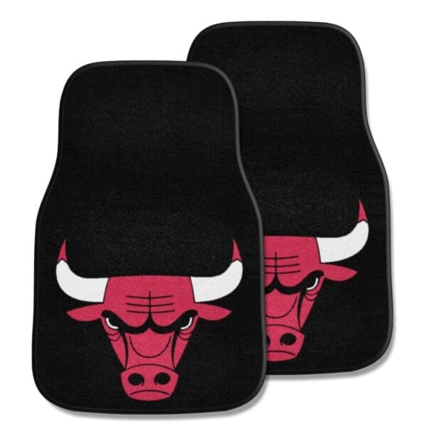 Chicago Bulls Front Carpet Car Mat Set 2 Pieces 9225 1 scaled