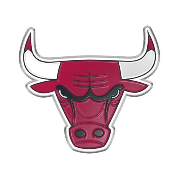 Chicago Bulls Heavy Duty Aluminum Embossed Color Emblem 60426 1