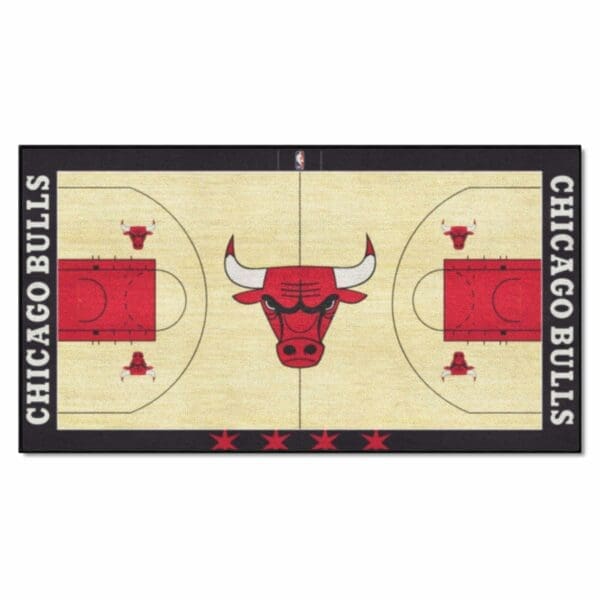 Chicago Bulls Large Court Runner Rug 30in. x 54in. 9222 1 scaled