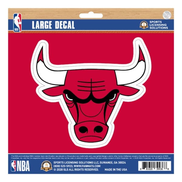 Chicago Bulls Large Decal Sticker 63200 1