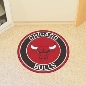 Chicago Bulls Roundel Rug - 27in. Diameter-18830