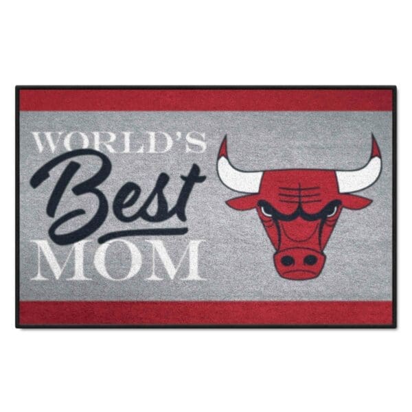Chicago Bulls Worlds Best Mom Starter Mat Accent Rug 19in. x 30in. 34173 1 scaled
