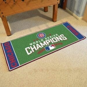 Chicago Cubs 2016 World Series Champions Baseball Runner Rug - 30in. x 72in.
