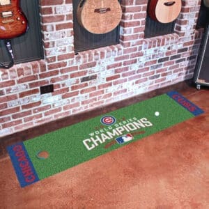 Chicago Cubs 2016 World Series Champions Putting Green Mat - 1.5ft. x 6ft.