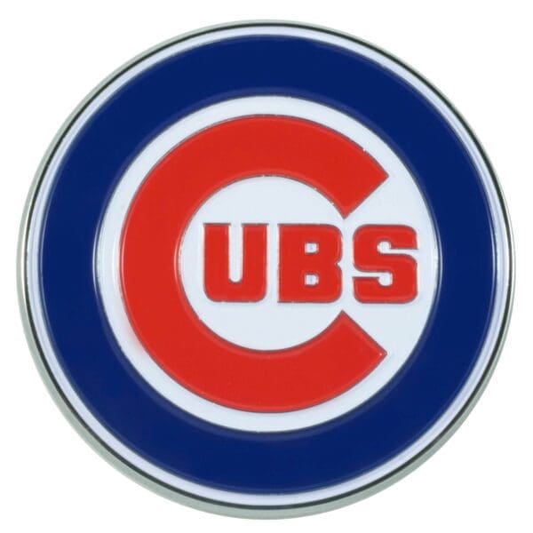 Chicago Cubs 3D Color Metal Emblem 1