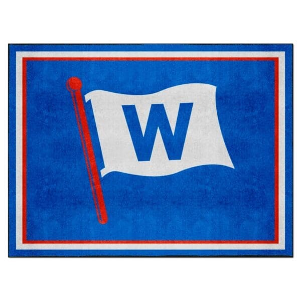 Chicago Cubs 8ft. x 10 ft. Plush Area Rug 1 1 scaled