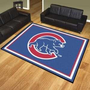 Chicago Cubs 8ft. x 10 ft. Plush Area Rug