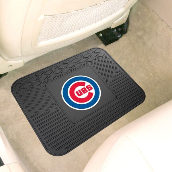 Chicago Cubs Back Seat Car Utility Mat - 14in. x 17in.