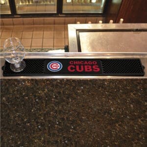 Chicago Cubs Bar Drink Mat - 3.25in. x 24in.