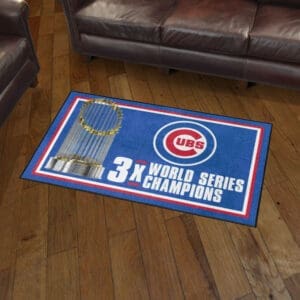 Chicago Cubs Dynasty 3ft. x 5ft. Plush Area Rug