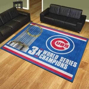 Chicago Cubs Dynasty 8ft. x 10 ft. Plush Area Rug