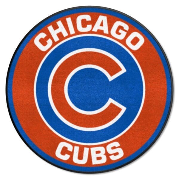 Chicago Cubs Roundel Rug 27in. Diameter 1 scaled