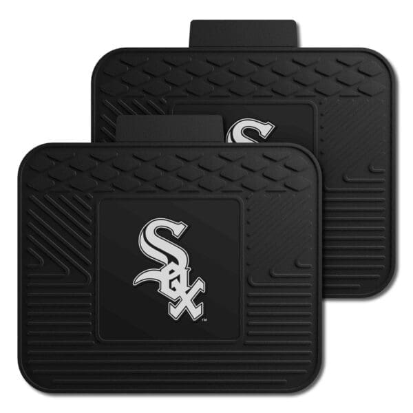 Chicago White Sox Back Seat Car Utility Mats 2 Piece Set 1 scaled