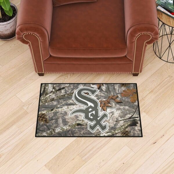 Chicago White Sox Camo Starter Mat Accent Rug - 19in. x 30in.
