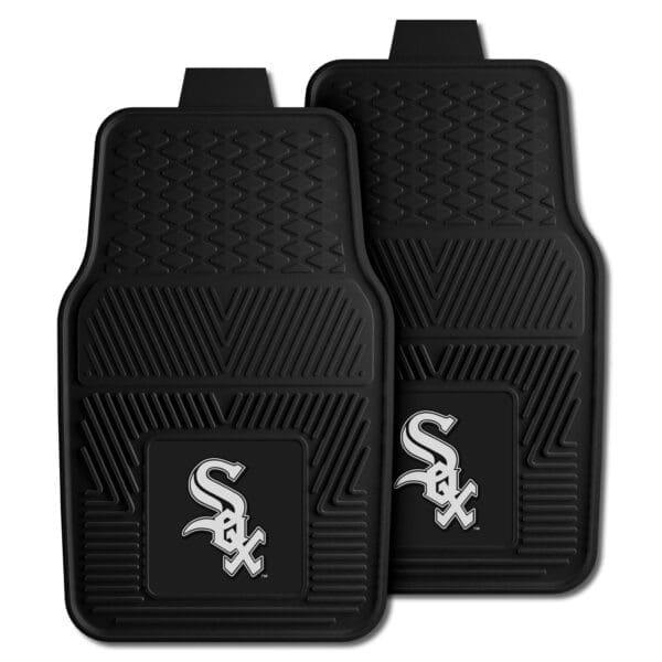 Chicago White Sox Heavy Duty Car Mat Set 2 Pieces 1 scaled