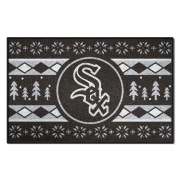 Chicago White Sox Holiday Sweater Starter Mat Accent Rug 19in. x 30in 1 scaled