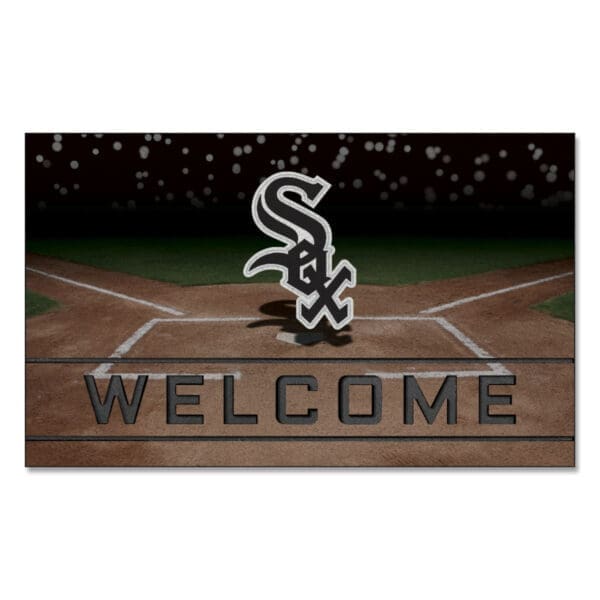 Chicago White Sox Rubber Door Mat 18in. x 30in 1 scaled